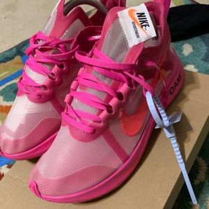 Off white zoom fly pink